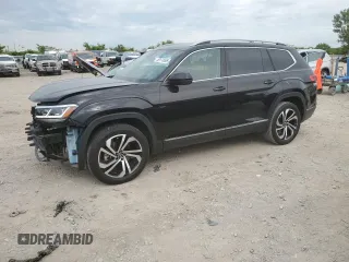 2021 Volkswagen Atlas SEL Premium z VIN 1V2TR2CA6MC567903, wystawiony jako Copart lot #58173565 z przebiegiem 23 560 mil mil oraz Szkoda całkowita • Salvage title. Historia ofert i sprzedaży dostępna na DreamBid. Obrazek 1.