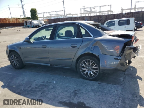 2008 Audi A4 2.0T с VIN WAUDF78E98A155691, выставлен на аукционе Copart как лот 55173925 с пробегом 138 304 миль миль и Списание • Salvage title. История ставок и продаж доступна на DreamBid. Изображение 2.