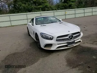 2018 Mercedes-Benz SL 450 z VIN WDDJK6GA4JF052221, wystawiony jako Copart lot #69430604 z przebiegiem 28 198 mil mil oraz Szkoda całkowita • Salvage title. Historia ofert i sprzedaży dostępna na DreamBid. Obrazek 10.
