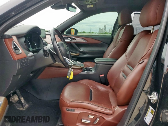 2019 Mazda CX-9 Signature with VIN JM3TCBEY8K0336746, listed as a Copart auction lot 57951125 with 93,285 mi miles and Salvage title. Bid and sale history available at DreamBid. Image 7.