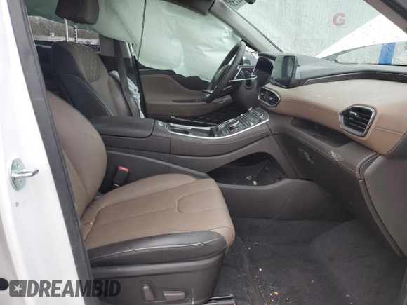 2023 Hyundai Santa Fe Limited z VIN KM8S7DA28PU070002, wystawiony jako Copart lot #47192795 z przebiegiem 29 519 mil mil oraz Nie do naprawy • Non repairable. Historia ofert i sprzedaży dostępna na DreamBid. Obrazek 7.