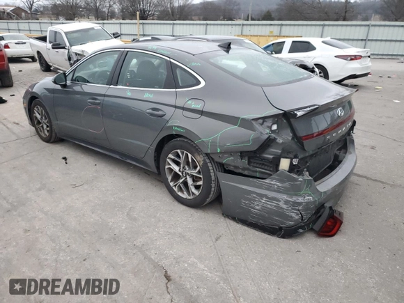 2020 Hyundai Sonata SEL z VIN 5NPEL4JA7LH014979, wystawiony jako Copart lot #87449224 z przebiegiem 67 942 mil mil oraz Szkoda całkowita • Salvage title. Historia ofert i sprzedaży dostępna na DreamBid. Obrazek 2.