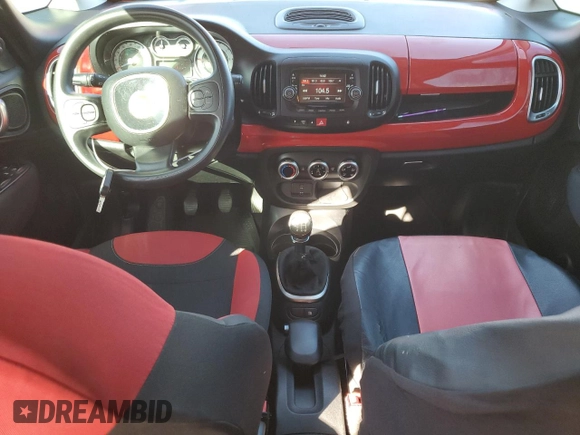 2015 FIAT 500L Pop with VIN ZFBCFAAH1FZ032825, listed as a Copart auction lot 86824774 with 184,176 mi miles and Salvage Title. Bid and sale history available at carsss.com. Image 8.