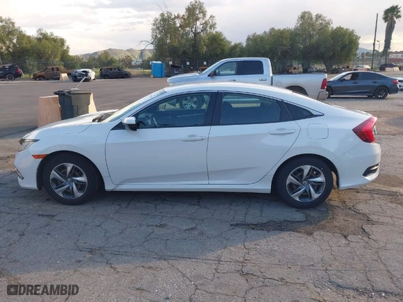 2019 Honda Civic Sedan LX with VIN 2HGFC2F67KH506515, listed as a IAAI auction lot 41755585 with 87,528 mi miles. Bid and sale history available at carsss.com. Image 14.