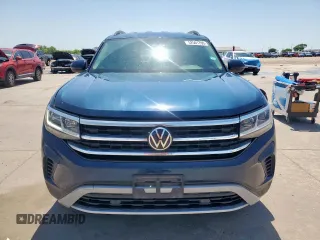 2022 Volkswagen Atlas SE z VIN 1V2WR2CAXNC550455, wystawiony jako Copart lot #52501705 z przebiegiem 71 416 mil mil oraz Czysty tytuł • Clean title. Historia ofert i sprzedaży dostępna na DreamBid. Obrazek 5.