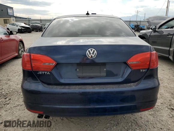 2011 Volkswagen Jetta TDI with VIN 3VWLL7AJ7BM059113, listed as a Copart auction lot 60731135 with Not provided miles and Clean title. Bid and sale history available at DreamBid. Image 6.