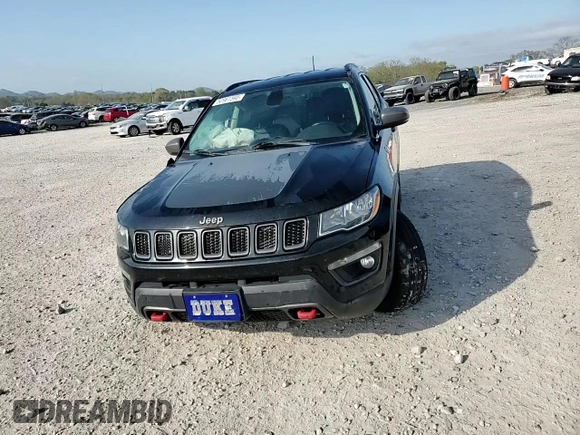 2020 Jeep Compass Trailhawk with VIN 3C4NJDDB0LT159324, listed as a Copart auction lot 50961595 with 86,446 mi miles and Salvage Title. Bid and sale history available at carsss.com. Image 14.