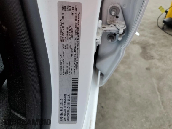 2025 Ram 1500 Rebel z VIN 1C6SRFLP7SN584078, wystawiony jako Copart lot #64027035 z przebiegiem 7 584 mil mil oraz Czysty tytuł • Clean title. Historia ofert i sprzedaży dostępna na DreamBid. Obrazek 12.
