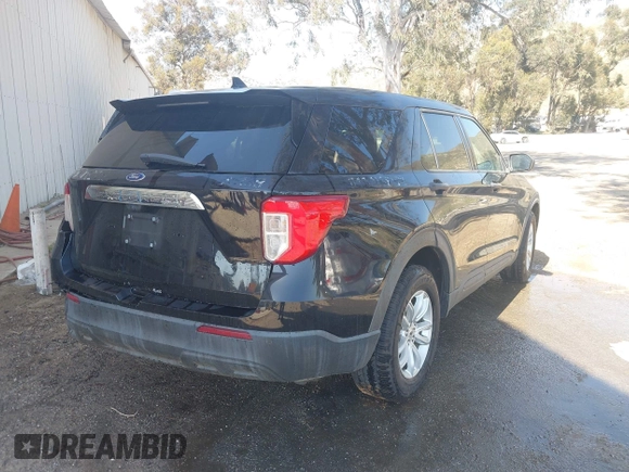 2021 Ford Explorer with VIN 1FMSK7BH1MGC23672, listed as a IAAI auction lot 40934868 with 81,218 mi miles. Bid and sale history available at carsss.com. Image 4.