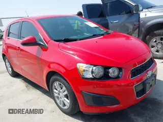 2014 Chevrolet Sonic LT with VIN 1G1JC6SH7E4135650, listed as a IAAI auction lot 41954694 with 103,944 mi miles. Bid and sale history available at carsss.com. Image 1.