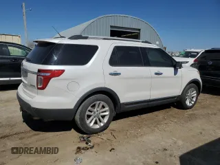 2013 Ford Explorer XLT with VIN 1FM5K7D8XDGC62349, listed as a Copart auction lot 48759995 with Not Provided miles and Salvage Title. Bid and sale history available at carsss.com. Image 3.
