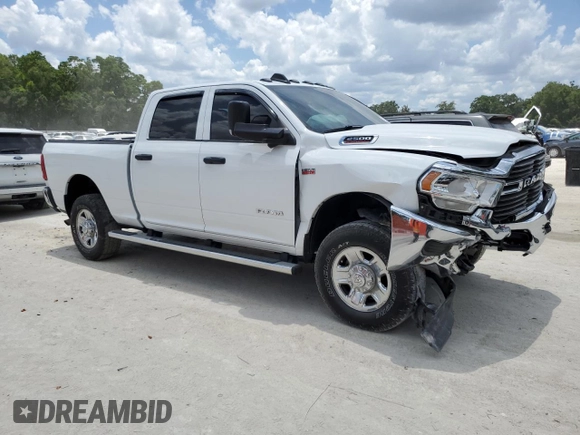 2021 Ram 2500 Tradesman with VIN 3C6UR5CJ4MG535303, listed as a Copart auction lot 58391745 with 38,282 mi miles and Salvage title. Bid and sale history available at DreamBid. Image 4.
