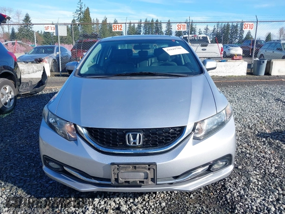 2015 Honda Civic Sedan EX-L with VIN 19XFB2F91FE205512, listed as a IAAI auction lot 41849708 with 122,947 mi miles. Bid and sale history available at carsss.com. Image 12.
