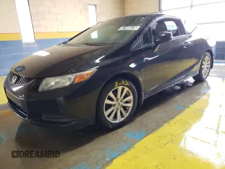 2012 Honda Civic Cpe EX-L with VIN 2HGFG3B16CH530553, listed as a Copart auction lot 47169475 with 122,737 mi miles and Clean Title. Bid and sale history available at carsss.com. Image 1.