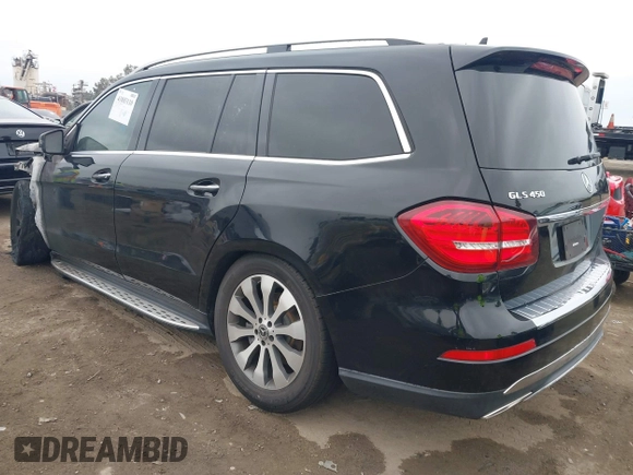2019 Mercedes-Benz GLS 450 with VIN 4JGDF6EE4KB225810, listed as a IAAI auction lot 41883110 with Not Provided miles and . Bid and sale history available at DreamBid. Image 3.