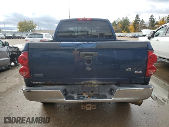 2008 Dodge Ram 2500 Laramie with VIN 3D7KS29A68G120554, listed as a Copart auction lot 77974104 with 234,851 mi miles and Salvage Title. Bid and sale history available at carsss.com. Image 6.