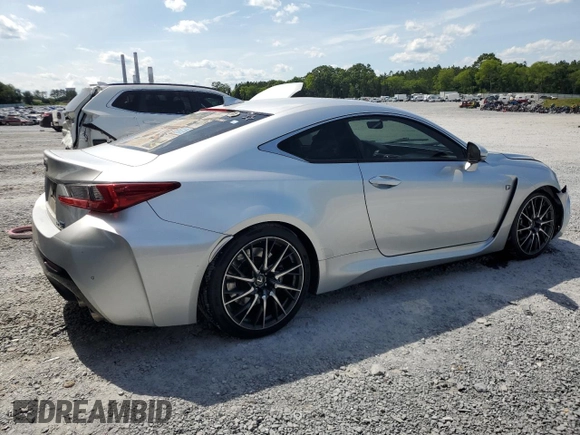 2015 Lexus RC F F z VIN JTHHP5BC2F5003771, wystawiony jako Copart lot #56905654 z przebiegiem 89 081 mil mil oraz Szkoda całkowita • Salvage title. Historia ofert i sprzedaży dostępna na DreamBid. Obrazek 3.
