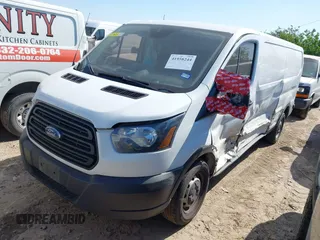 2019 Ford Transit with VIN 1FTYR2ZM5KKB12066, listed as a IAAI auction lot 41958244 with 165,495 mi miles. Bid and sale history available at carsss.com. Image 2.