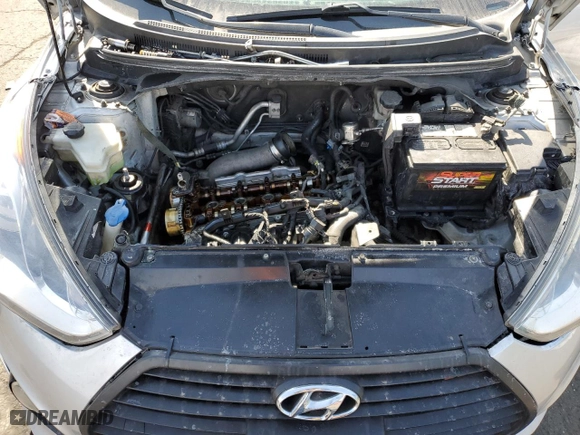 2013 Hyundai Veloster Turbo w/Black Int with VIN KMHTC6AE6DU106299, listed as a Copart auction lot 46308675 with 152,911 mi miles and Salvage Title. Bid and sale history available at carsss.com. Image 11.