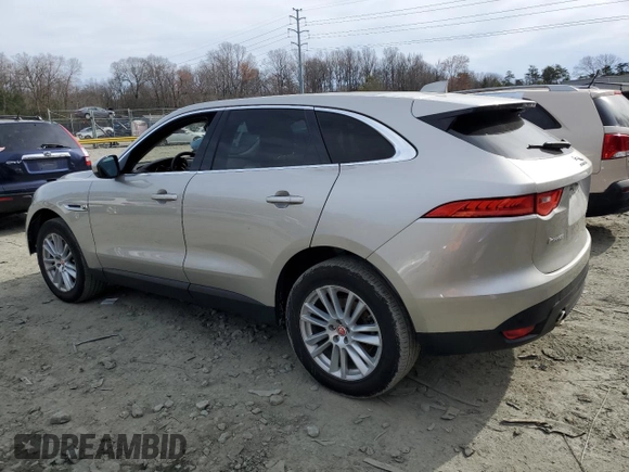 2017 Jaguar F-Pace 35t Prestige z VIN SADCK2BVXHA060972, wystawiony jako Copart lot #48649505 z przebiegiem 48 055 mil mil oraz Szkoda całkowita • Salvage title. Historia ofert i sprzedaży dostępna na DreamBid. Obrazek 2.
