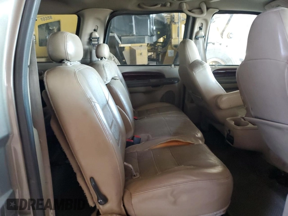 2003 Ford Excursion Limited с VIN 1FMNU42S23ED13778, выставлен на аукционе Copart как лот 52371665 с пробегом 275 336 миль миль и Списание • Salvage title. История ставок и продаж доступна на DreamBid. Изображение 11.