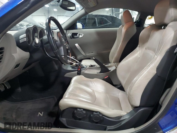 2005 Nissan 350Z Touring with VIN JN1AZ34E05M650337, listed as a Copart auction lot 70862474 with 88,076 mi miles and Salvage Title. Bid and sale history available at DreamBid. Image 7.