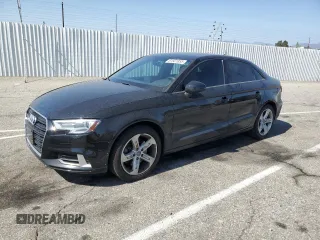 2017 Audi A3 Premium with VIN WAUAUGFF6H1025730, listed as a Copart auction lot 61501855 with 65,377 mi miles and Salvage title. Bid and sale history available at DreamBid. Image 1.