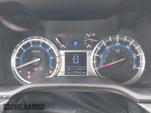 2017 Toyota 4Runner SR5 with VIN JTEBU5JR4H5413699, listed as a IAAI auction lot 42154756 with 80,568 mi miles and . Bid and sale history available at DreamBid. Image 7.