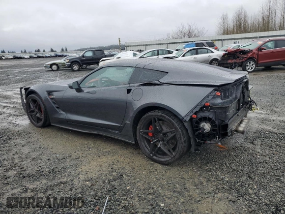 2017 Chevrolet Corvette Z06 3LZ with VIN 1G1YU2D6XH5600159, listed as a Copart auction lot 50364985 with 15,637 mi miles and Salvage Title. Bid and sale history available at carsss.com. Image 2.