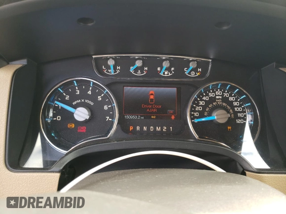 2014 Ford F-150 XL with VIN 1FTFW1EF5EKF88436, listed as a Copart auction lot 55343215 with 150,953 mi miles and Salvage title. Bid and sale history available at DreamBid. Image 9.