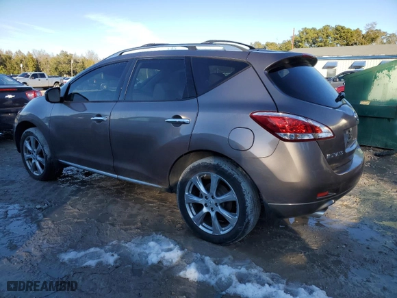 2012 Nissan Murano SL with VIN JN8AZ1MU5CW103210, listed as a Copart auction lot 41996485 with 0 mi miles and Clean Title. Bid and sale history available at carsss.com. Image 2.