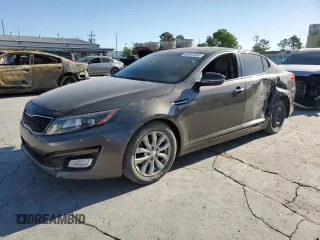 2015 Kia Optima EX with VIN 5XXGN4A72FG404167, listed as a Copart auction lot 53261445 with 156,517 mi miles and Salvage Title. Bid and sale history available at carsss.com. Image 1.