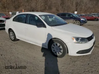 2013 Volkswagen Jetta Sedan S with VIN 3VW2K7AJ8DM265378, listed as a Copart auction lot 87018704 with 65,773 mi miles and Salvage Title. Bid and sale history available at carsss.com. Image 4.