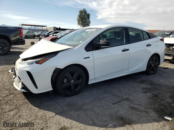 2022 Toyota Prius L Eco with VIN JTDKAMFU2N3173158, listed as a Copart auction lot 48770565 with 56,479 mi miles and Salvage Title. Bid and sale history available at carsss.com. Image 1.