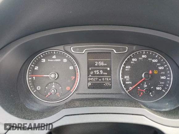 2015 Audi Q3 Premium Plus with VIN WA1EFCFS7FR005709, listed as a Copart auction lot 58533725 with 84,527 mi miles and Clean title. Bid and sale history available at DreamBid. Image 9.
