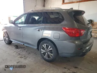 2019 Nissan Pathfinder SV with VIN 5N1DR2MM4KC587882, listed as a Copart auction lot 45762985 with 66,909 mi miles and Salvage Title. Bid and sale history available at carsss.com. Image 2.