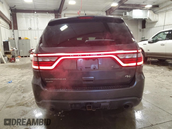 2016 Dodge Durango R/T with VIN 1C4SDJCT7GC393352, listed as a Copart auction lot 51225795 with 121,862 mi miles and Clean Title. Bid and sale history available at DreamBid. Image 6.