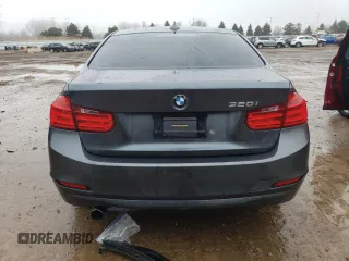 2015 BMW 3 Series 320i with VIN WBA3B1G56FNT64589, listed as a Copart auction lot 43250165 with 94,962 mi miles and Salvage Title. Bid and sale history available at carsss.com. Image 6.