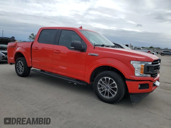 2018 Ford F-150 XL with VIN 1FTEW1CP7JKF70781, listed as a Copart auction lot 50906645 with 154,564 mi miles and Salvage Title. Bid and sale history available at DreamBid. Image 4.