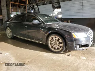 2013 Audi A8 4.0L с VIN WAUR2AFD0DN010633, выставлен на аукционе Copart как лот 47470525 с пробегом 127 801 миль миль и Списание • Salvage title. История ставок и продаж доступна на DreamBid. Изображение 4.