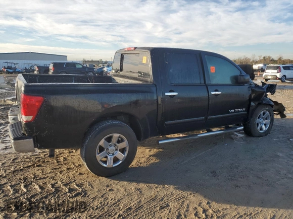2007 Nissan Titan XE with VIN 1N6AA07A67N234492, listed as a Copart auction lot 87574675 with Not Provided miles and Salvage Title. Bid and sale history available at DreamBid. Image 3.