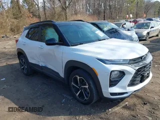 2023 Chevrolet TrailBlazer RS with VIN KL79MUSLXPB077254, listed as a IAAI auction lot 41757982 with 13,516 mi miles. Bid and sale history available at carsss.com. Image 1.