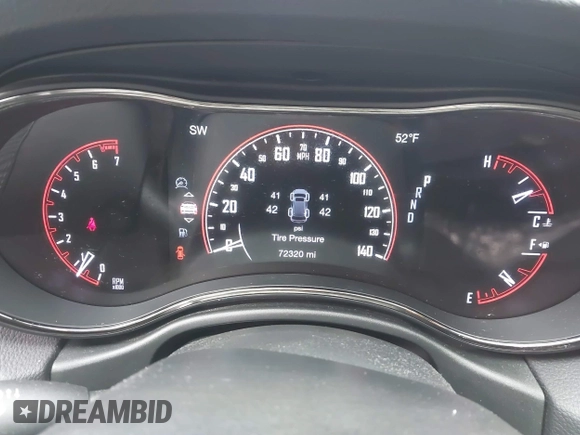 2020 Dodge Durango GT Plus with VIN 1C4RDJDG3LC309117, listed as a IAAI auction lot 41868326 with 72,320 mi miles and . Bid and sale history available at DreamBid. Image 7.