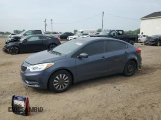 2016 Kia Forte LX z VIN KNAFK4A63G5548826, wystawiony jako Copart lot #60304485 z przebiegiem 132 663 mil mil oraz Czysty tytuł • Clean title. Historia ofert i sprzedaży dostępna na DreamBid. Obrazek 1.