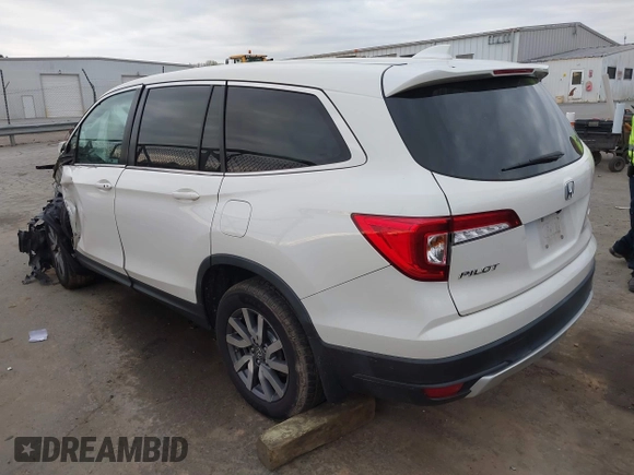 2019 Honda Pilot EX-L with VIN 5FNYF6H59KB075577, listed as a IAAI auction lot 41863841 with 102,242 mi miles and . Bid and sale history available at carsss.com. Image 3.