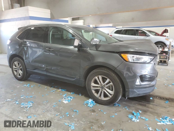 2019 Ford Edge SEL with VIN 2FMPK3J94KBB95072, listed as a Copart auction lot 56213785 with 81,410 mi miles and Salvage title. Bid and sale history available at DreamBid. Image 4.