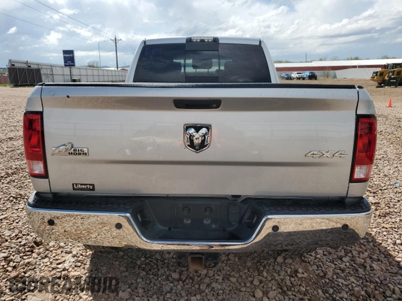 2015 Ram 2500 Big Horn with VIN 3C6UR5MJ8FG658670, listed as a Copart auction lot 54161155 with 128,375 mi miles and Salvage title. Bid and sale history available at DreamBid. Image 6.