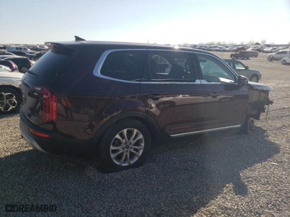2022 Kia Telluride LX with VIN 5XYP2DHC4NG238403, listed as a Copart auction lot 47356145 with 62,786 mi miles and Salvage Title. Bid and sale history available at carsss.com. Image 3.