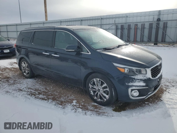 2015 Kia Sedona SX-L with VIN KNDME5C15F6056820, listed as a Copart auction lot 83827564 with 247,171 mi miles and Clean Title. Bid and sale history available at DreamBid. Image 4.