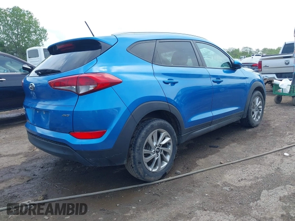 2016 Hyundai Tucson SE z VIN KM8J3CA46GU158341, wystawiony jako IAAI lot #42211047 z przebiegiem 84 112 mil mil oraz . Historia ofert i sprzedaży dostępna na DreamBid. Obrazek 4.